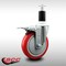 Service Caster 5'' SS Red Poly Swivel 1-3/8'' Expanding Stem Caster Total Lock Brake SCC-SSEXTTL20S514-PPUB-RED-138 - alternate 3